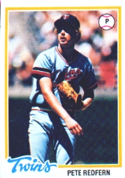 1978 Topps Baseball Cards      081      Pete Redfern